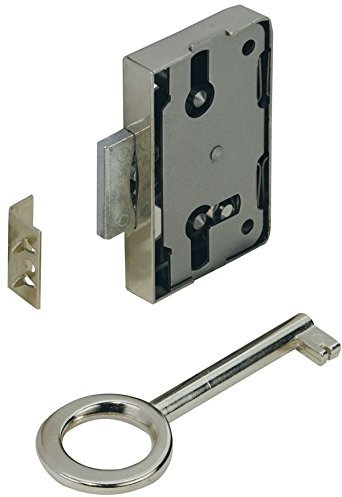 Hettich Furntech Gmbh Et-Co-Kg - Serrure Meuble A Plaquer Axe 25Mm Acier Nickele