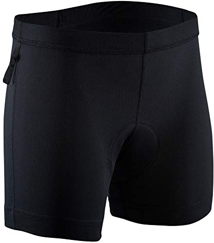 SILVINI Damen Liner Kurze Hose mit Coolmax Gepolsterter Innenhose Leicht und Atmungsaktiv Schwarz - S