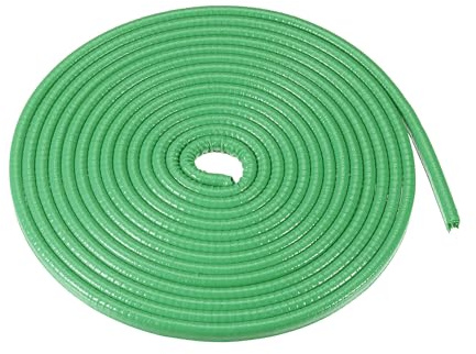 A ABSOPRO Protector De Borde De Puerta Coche Verde 1 Pc Universal Caucho