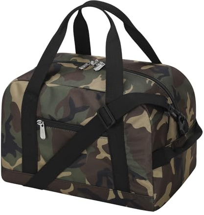 Sporttasche klein, Reisetasche 12L Mini Handgepäck Tasche für Weekender, Fitnesstasche 30x20x25cm-Tarnung