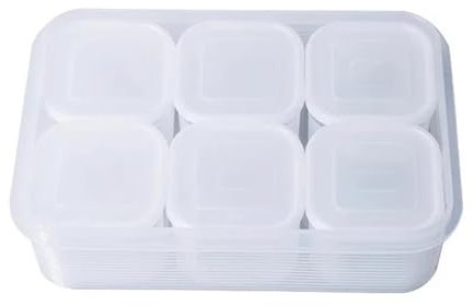 YILWPV Contenitore for la conservazione degli Alimenti Scatola for la conservazione delle Verdure con Coperchio for Il Frigorifero Vaso for la conservazione dei condimenti for spezie, Zenzero, Aglio