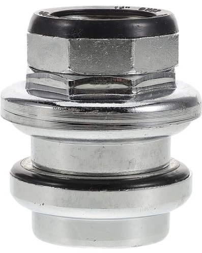Mikinona Set Cuffie Bici Serie Sterzo in Acciaio Robusto Per Mountain Bike, Sostituzione Vaschette Forcella Anteriore, Attacco Manubrio Leggero e Resistente Per Ciclismo Urbano e Vintage