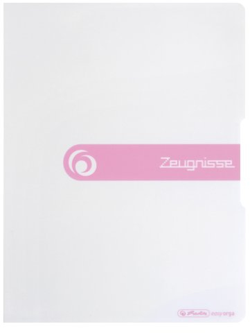 Herlitz 11208386 Sichtbuch PP A4/20 Zeugnisse weiß