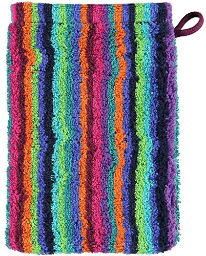 Cawö 7048 Lifestyle Streifen Waschhandschuh 16 x 22 cm 6er Set