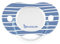 Badabulle B011006 Drehbarer Schnuller - 2 x Sterne, Silikon, 12 - 36 m, türkis/blau