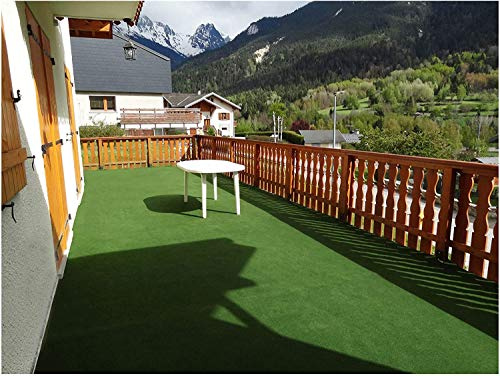 Decoweb Moquette d'extérieur Verte sur plots - Rouleau de 2m x 6m