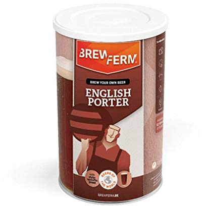 Brewferm - Bierkit English Porter - Bierbrauset Zum Selber Brauen - 12 Liter - Ein kräftiger britischer Klassiker