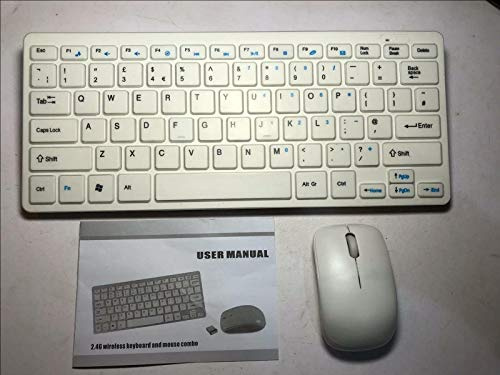 Replacement for White 2.4Ghz Wireless Keyboard & Mouse Set for Android Mini Projector