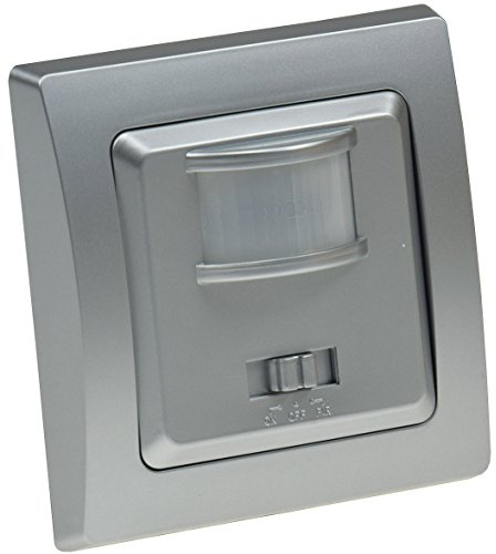 Delphi Bewegungsmelder 160° Unterputz 2-Draht 250V, Ersetzt einen Lichtschalter LED 3-100Watt Silber