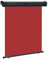 vidaXL Balkon Seitenmarkise Senkrechtmarkise Sonnenschutz Sichtschutz Windschutz Markise Außenrollo Balkonrollo Beschattung 145x250cm Rot
