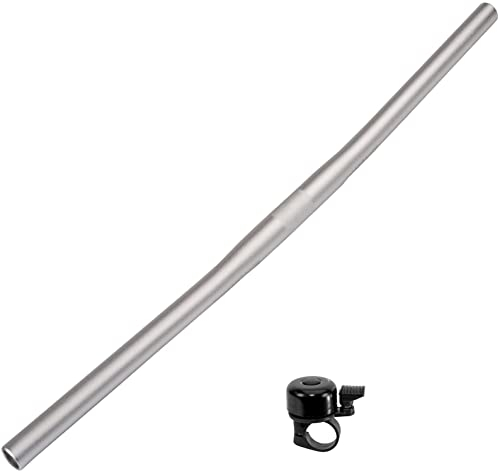 Fahrradlenker M-Wave MTB Flat bar Lenker Alu Silber 620 mm inkl. Fahrradglocke