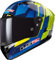 LS2, Casque Moto Intégral Thunder Carbon Gas Blue H-V Yellow, S