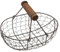 Cesta De Huevos De Gallina - Cesta Para Huevos, Cesta De Almacenamiento De Huevos, Cesta De Almacenamiento De Hierro, Cesta De Frutas, Puede Contener 12 Huevos Para Comedor, Sala De Estar