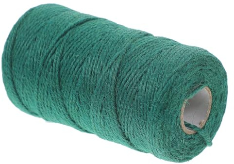 FUNOMOCYA Corda Di Iuta Naturale Per Giardino Corda Intrecciata Di Iuta Resistente Per Lavori Artigianali e Confezioni Regalo Per Decorazioni Vintage e Progetti Fai Da Te