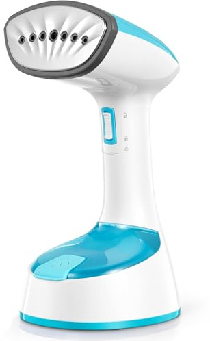 VINATO Plancha Vapor Vertical, 1200W con depósito de agua de 260 ml en 30s Calentamiento Rápido para Uso Diario y Viajes