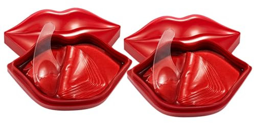 HAPINARY 40stücke Gel Lippenmaske Zur Pflege Gegen Lippenfältchen Feuchtigkeitsspendende Kollagen-maske Mit Kirsch-extrakt Für Trockene Rissige Lippen Boxen Je Sanfte Feuchtigkeitskur