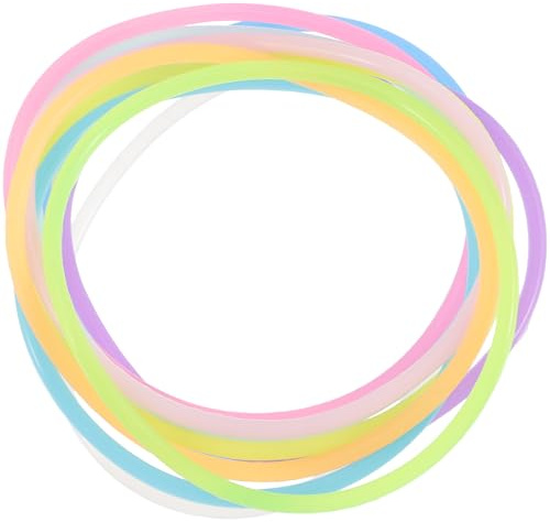 ULDIGI Braccialetti in Silicone Luminosi 50 Pezzi per Ragazzo Ragazza Design Resistente Non Facile da Rompere per Feste a Tema e Compleanni