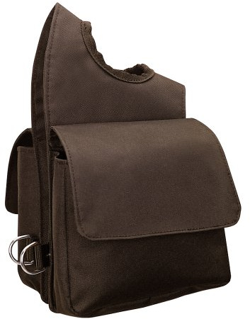 Weaver Leather Nylon Pommel Bag, 15-0190-BR, Brown