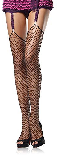 Leg Avenue 9040Q Collant sans Bande Industrial Net Noir Grande Taille Eur 44-48