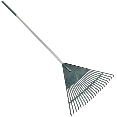 Balai à Gazon en Plastique - Balai à Feuilles Vert