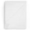 Bettlaken ohne Gummizug Baumwolle 200x220 cm - Bed Sheets Betttuch ohne Gummi und Laken Bedsheets Baumwollstoff weiß und Kochfest mit Oeko-Tex-Zertifikat