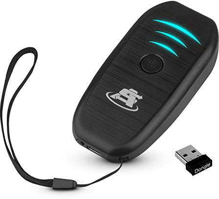 ScanAvenger Portable Mini-Wireless Bluetooth Barcode Scanner: Hand Scanners - Cordless, Rechargeable 1D & 2D Scan Gun for Inventory Management Wireless, Handheld USB QR (1D&2D Mini Barcode Reader)