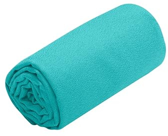 SEA TO SUMMIT - Airlite Towel Reisehandtuch L - Badetuch - Mikrofaser - Saugfähig & Schnelltrocknend - Ultraleicht - Kompakt - Wandern - 60 x 120cm - Baltic Blue - 67g