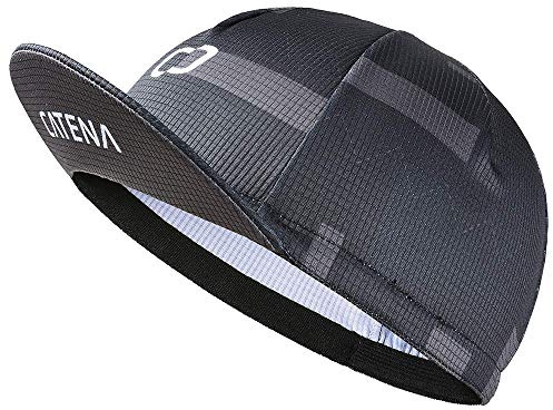 CATENA Cappellino da Ciclismo per Uomini e Donne, Cappello da Sole Traspirante Traspirante, sotto Il Cappuccio del Casco per Bici da Bicicletta (Taglia Unica, Nero-039)