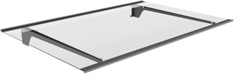 Schartec Aluminium-Vordach T1400 Aluminium-Vordach als Eingangsvordach, Haustürvordach, Eingangsüberdachung, Hauseingangsdach mit edlem Design