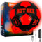 Hot Bee Leuchtender Fußball Wiederaufladbar Fußball Leder LED Fussball mit Tasche Fußball Geschenke für 8–12 Jungen Kinder Teen Weihnachten Geburtstagen Geschenke Spielzeug für Jungen ab 9 10 11 12+
