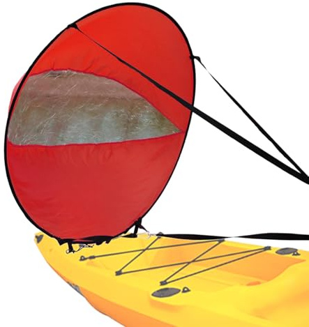 Tuxxjzm Voile de planche de paddle, voile de vent en kayak - Voiles de Windsurf pliables Accessoires pour kayak | Fournitures de navigation polyvalentes, palette à vent pour kayak pour canoë, bateau