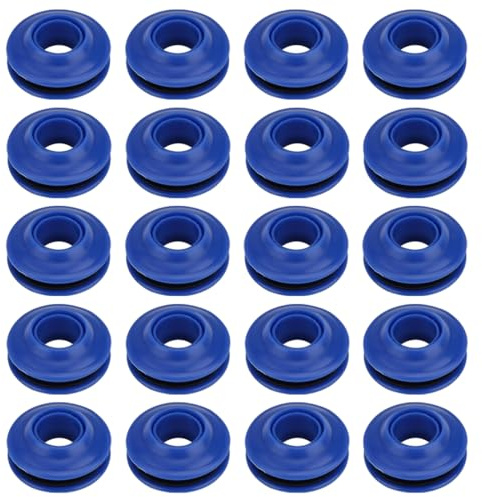 RAXLUPO 20 Pièces Oeillets en Plastique pour Bâche ensemble d'oeillets en Plastique Oeillets pour Baches Convient aux Tentes Bâches de Piscine Rideaux Tapis de Sol 28 * 28 * 11mm