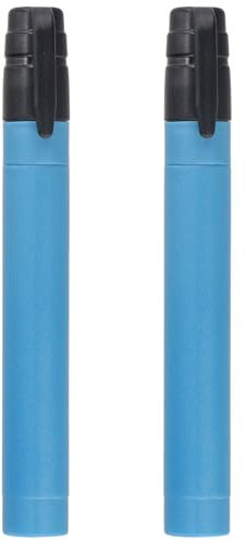 2 Stück Trinkwasserfilter Outdoor Survival, Wasserfilter Strohhalm, Outdoor Water Filter, mit Hoher Filterleistung für 1000L Gefiltertes Wasser für Notfälle, Wandern, Camping, Reisen (Blau)