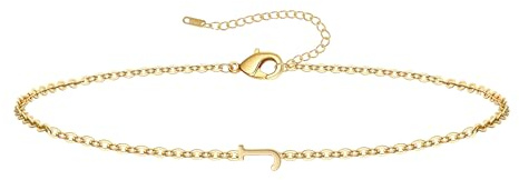 RMMD Gold Armband für Damen - Personalisiert Armband Gold Intiale Armband mit Buchstaben J Armkette Damen 18K Gold Vergoldete Schmuck Frauen Mädchen Personalisiert Schmuck Damen Teenager
