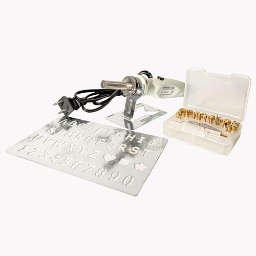 Pyrography Wood Burning Kit, Dual wattage 25/50W with 21 Interchangeable Tips Wood Burning Pen Set, Multi-Purpose Soldering Iron Tool for Wood, Leather, Gourd, DIY Crafts, Embossing & Engraving