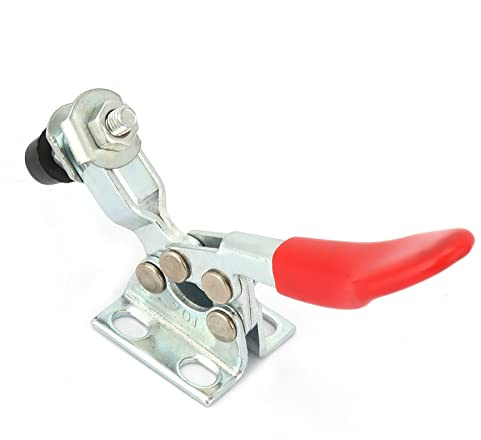 aqxreight 1 Uds. Herramienta de Mano de Abrazadera de Palanca Horizontal de Accesorio Vertical de Acero Al Carbono a Prueba de Herrumbre que Abrazadera HorizontalAccesorio Vertical HorizontalAcero
