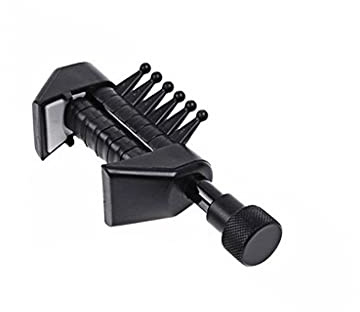 Alnicov Multifunción 6 Chord Capo, Open Tuning Spider Chords,Portable Alternative Tuning Guitar Capo para cuerdas de guitarra acústica, Negro