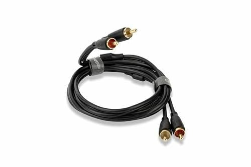 QED Connect 2 Male x Phono to 2 Male x Phono RCA Audio Cable (1.5)