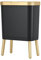 MagiDeal Poubelle Moderne Couvercle De Presse Haut Pied, Poubelle Étroite De Grande Capacité, Ménage De Luxe, Corbeille À Déchets, Poubelle Pour Extérieur Chambre Salle De Bains