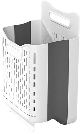 Panier À Linge Suspendu En Plastique Pliable | Panier À Linge Mural À Collapshable | Grand Panìer Mural Avec Une Grande Capacité Utilisation De La Maison | Panìer À Lìnge De L'espace Pour Balcon