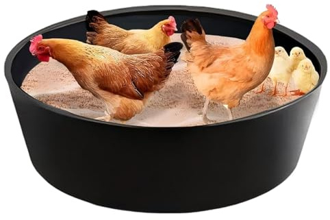 Verstellbare Staubbadwanne Für Hühner Und Geflügel Langlebige Hühnerstall