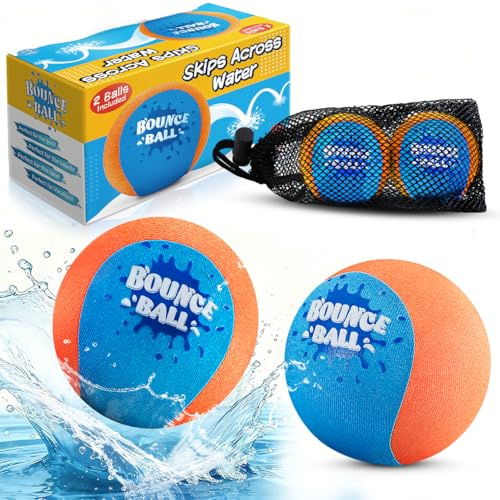 SYHLN Swimming Pool Toys, 2 Pack Water Bouncy Balls, Beach Ball for Summer, Toys Games for Kids 5-8-12 Birthday Gifts