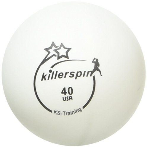 Killerspin 2 Star Training Table Tennis Balls 6-Pack, White