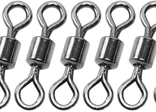 SF Kugellagerwirbel Angelwirbel Verbindungswirbel Ball Bearing Wirbel Wirbel-Set Geschweißt aus Edelstahl 4,5kg-13,6kg (10LB-30LB)