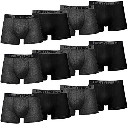 MERISH | FortyFour Boxershorts Herren 12er Pack S-7XL Unterwäsche Unterhosen Männer Men Retroshorts (S, 713e 12er Set Mehrfarbig)