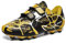 AQTDUAJ Fussballschuhe 30 Jungen Fußballschuhe Kinder Mädchen Outdoor rutschfest Atmungsaktive Soccer Trainingsschuhe Unisex Soccer Schuhe Low Top Schwarz Gelb