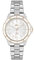 Lacoste Reloj Analógico de Cuarzo para Mujer Colección Santorini con Correa de Acero Inoxidable Plateada - 2001370