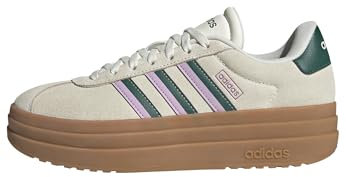 Adidas Femme VL Court Bold Shoes, Off White/Collegiate Green/Bliss Lilac, 40 EU