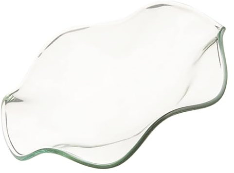 WATIIFUFU Wachswärmer Ersatzglasschale Transparent Für Duftwachswärmerschale Wachsschmelzschalen Kerzenwärmerplatte Ölwärmerschale Mit Stabiler Glaskonstruktion Für Ätherische Öle