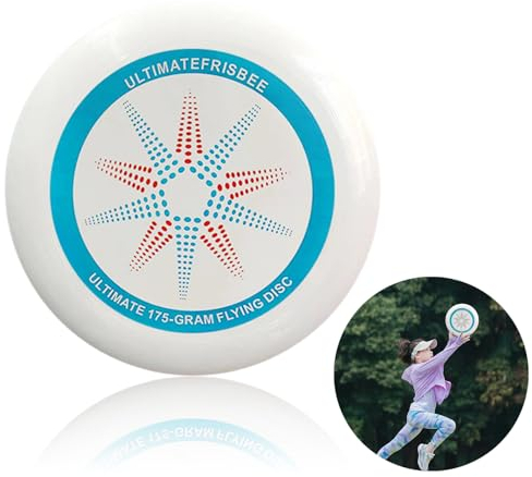 Sykerout Frisbee (175 g),Frisbee Scheibe,Ultimate Frisbee,Wettkampf-Frisbee Funsport im Freien Fairway Driver, Distance Driver Freizeitspieler und Profis gleichermaßen (B)